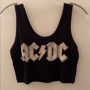AC/DC Crop Top